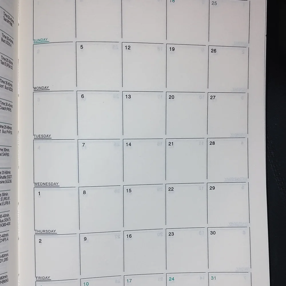 Gray Schedule Notebook with Gothic Illustration